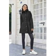 thumbnail image 4 of Zeagoo Rain Jacket for Women Waterproof Raincoat with Hood Lightweight Lined Windbreaker Travel Jacket, 4 of 6