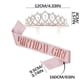 thumbnail image 2 of Juego de cinturón de etiqueta para fiesta de cumpleaños de oro rosa, incluye horquilla, juego de 2 piezas de oro rosa, 2 of 2