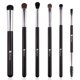 thumbnail image 1 of DUcare Juego de brochas de maquillaje para ojos, 6 piezas, brochas de maquillaje profesionales para mezclar sombras de ojos, para corrector, cejas, delineador de ojos, pelos suaves y mango de madera, 1 of 5