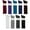 Assorted, variant on 6 Pairs Alexa Rose Woman Knee High Striped Solid Design Dress Casual Socks- Assorted Colors (Black)