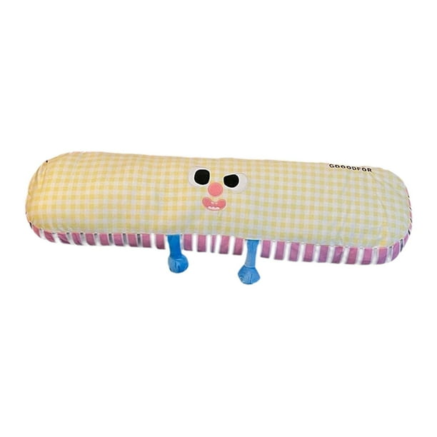 Almohada de cuerpo largo para dormitorio, almohada decorativa para el hogar, cojín largo para quienes duermen de lado, Acción de