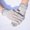 Grey, variant on New 1 Pair Summer Women Thin Short Tulle Gloves Stretchy Lace Leopard Print Flexible Accessories Full Finger Silk Short Gloves