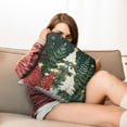 thumbnail image 7 of Green Xmas Trees Pine Farmhouse Throw Pillows Cover Square Square Cushion Covers 2 Pieces Fashion Throw Cushion Case for Indoor Home Bedroom, 7 of 7