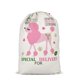 thumbnail image 1 of 10 MOQ personalizado Santa Sacks sublimación ornamento en blanco decoración dinosaurio bolsa de Navidad con logotipo, 1 of 4