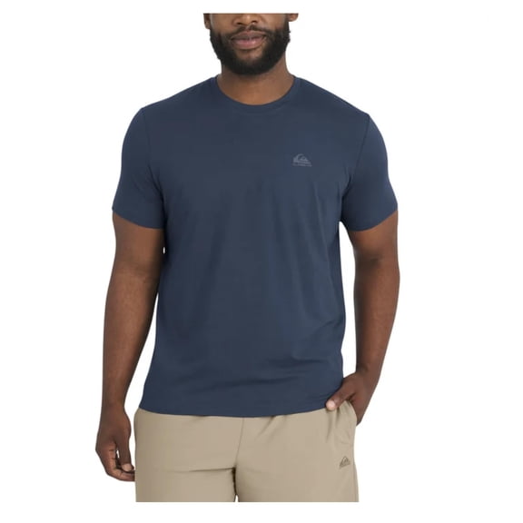 Quiksilver Men's Short Sleeve Stretch Active Tee Shirt (US, Alpha, XX-Large, Regular, Regular, Blue)