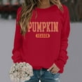 thumbnail image 2 of Bovemsi Womens Sweatshirts Pumpkin Season Sweatshirt Crewneck Long Sleeve Fall Shirt Halloween Holiday Pullover Fashion Outfits 2025 Clothes, 2 of 6