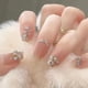thumbnail image 1 of 24 Uds uñas postizas de imitación uñas largas bailarinas acrílicas uñas postizas para mujeres y niñas, 1 of 5