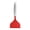 Red, variant on Baluue Red 430 Stainless Steel Handle Silicone Frying Spatula for Restaurant Kitchen 1 Pc