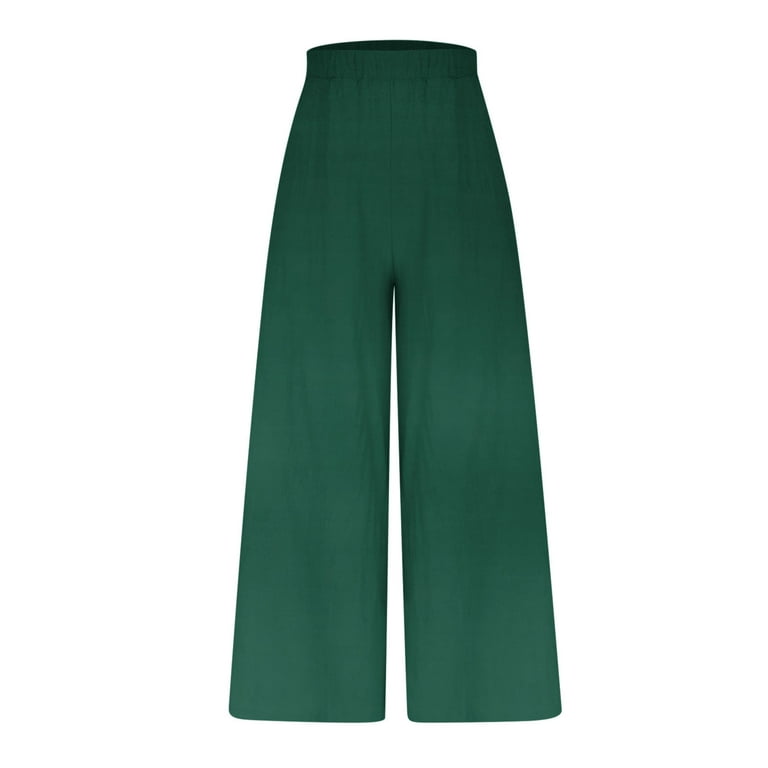 WREESH Womens Wide Leg Long Palazzo Pants Fashion Casual WREESH Womens Wide Leg Long Palazzo Pants Fashion Casual