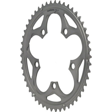 Shimano 105 5750-S 50t 110mm 10-Speed Chainring Silver