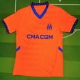 thumbnail image 1 of Camiseta Clásica De Verano Naranja De Manga Corta De Visitante Del Marsella Ii Para La Temporada 24-25XXL, 1 of 2