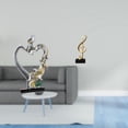 thumbnail image 2 of Figura De Pareja Romántica Abrazándose Con Notas Musicales, Estatua De Resina, Adorno Creativo De Escritorio Para Dormitorio, Boda, Estantería, Armario, Decoración Del Hogar, Regalo, 2 of 8