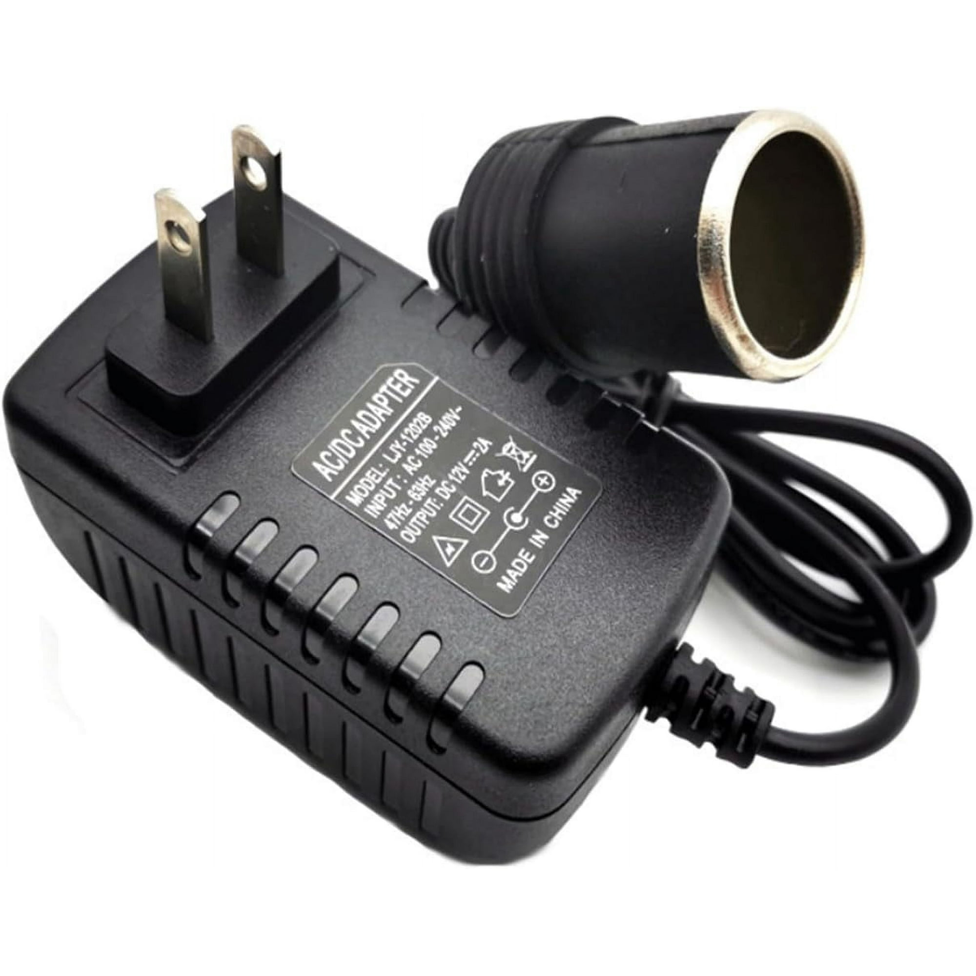 Convertisseur 12V 10A – Transformateur 220V Vers Prise Allume-cigare 120W – Alimentation Pour Voiture