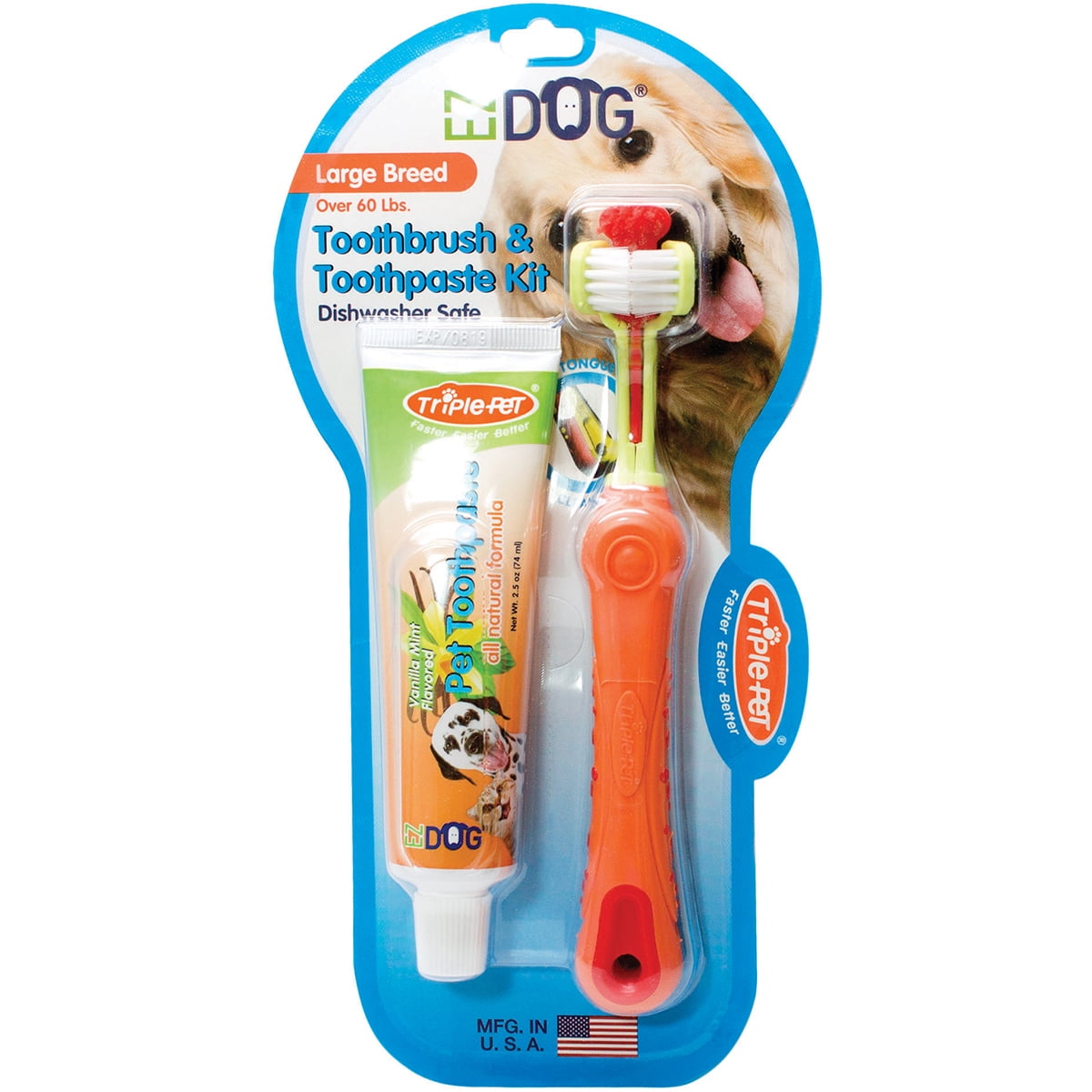 Ez Dog Pet Toothbrush KitLarge Breed Walmart Canada