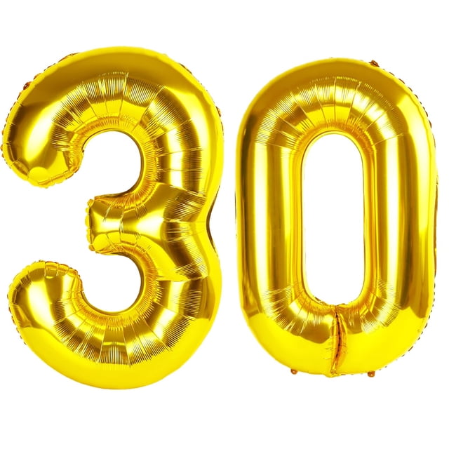 Globo Kelfuoya Gold Number 30, lámina de mylar de 40 pulgadas