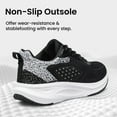 thumbnail image 5 of YHOON Mens Running Shoes Slip on Comfortable Lightweight Running Shoes Tennis Workout Training Sneakers Black Size 10.5, 5 of 7