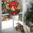 thumbnail image 2 of TanSiDing 1pcs Lifelike Artificial Christmas Wreath - Realistic Faux Greenery Decor, All-Weather Outdoor & Indoor Hanging Decoration for Holiday Party Home Door Wall 30cm, 2 of 6