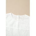 thumbnail image 6 of Women's White Floral Eyelet Embroidered Sleeveless Shift Dress for Summer | [ZhiHiMeRi] | (US 12-14)L, 6 of 11
