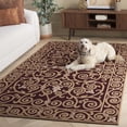 thumbnail image 4 of Safavieh Chelsea Aragon Oriental Wool Area Rug, Burgundy, 6' x 9', 4 of 14