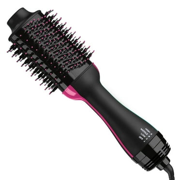 SOONHUA One-Step Ceramic Hair Dryer & Volumizer Hot Air Brush, Black