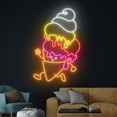 thumbnail image 4 of Handmadetneonsign Ice Cream Neon Sign, Ice Cream Cone LED Light, Ice Cream Shop Neon Lights, 4 of 5