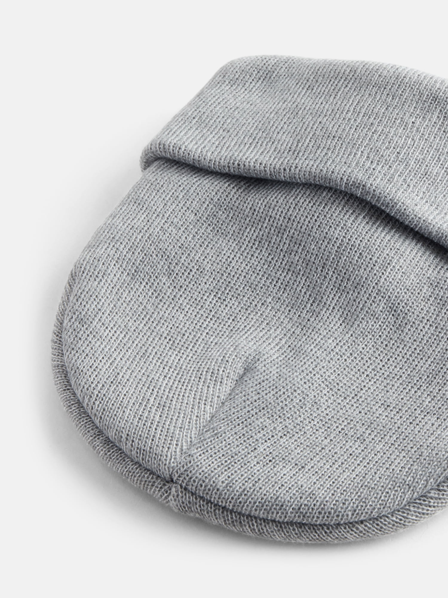 George Men's Knit Cuffed Beanie Hat, Gray