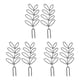 thumbnail image 2 of Wosthever 2 unids/set hermosos bordes para flores cinta de plástico resistente para valla de jardín negro estilo Regular 2 juegos Type1 NO1, 2 of 6