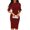 Red, variant on Women Spring Summer Turn-down Collar Fit Work Dress Vintage Elegant Business Office Pencil Bodycon Mini Dress