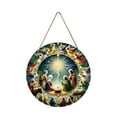 thumbnail image 6 of Tyidzon Nativity Scene Ornaments for Christmas Tree - Flat Nativity Christmas Ornaments Indoor, The Birth of Jesus Decor, Religious Gifts for Christian, Family, 6 of 6