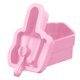 thumbnail image 1 of Molde para cubitos de hielo con dedo medio sin BPA a prueba de fugas para cócteles de whisky (rosa), 1 of 6