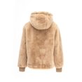 thumbnail image 2 of Chaqueta de piel sintética Bellivera 1712014 para mujer, color caqui XXL, 2 of 6