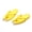 Yellow, variant on Collapsible Portable EVA Flip Flops, Non Lightweight Foldable Travel Beach Sandals for Outdoor Pool Bathroom Summer Casual Daily Use Green 36-37