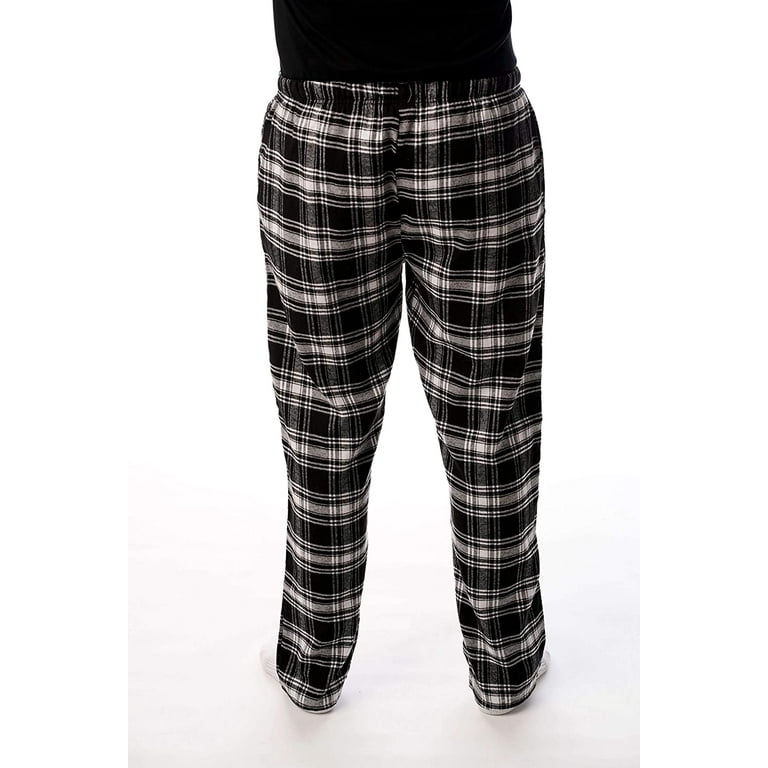 Men s Flannel Pajamas Plaid Pajama Pants for Men Lounge Sleep PJ Bottoms Walmart