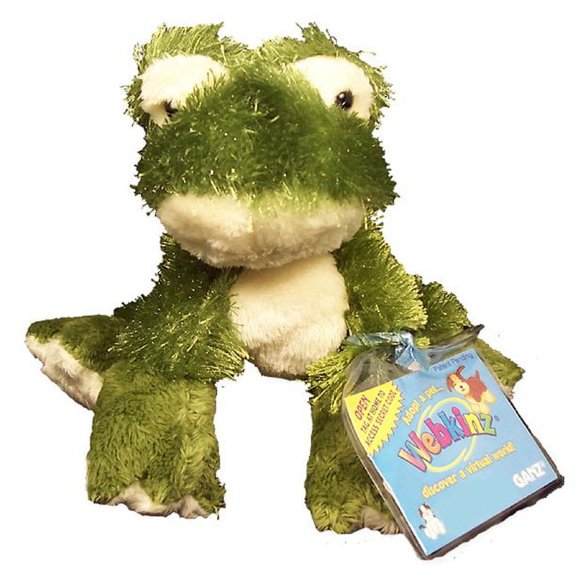 NEW Ganz Webkinz Frog (With Sealed Code) 9" Plush