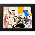thumbnail image 2 of Sayen, Henry Lyman 24x19 Black Modern Framed Museum Art Print Titled - Calligraphic Interior, 2 of 5