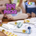 thumbnail image 6 of Kicko Party Blow-Outs - 144 Pack - 11 inches Assorted Musical Blow Out Noisemakers - Party, 6 of 6