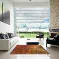 thumbnail image 6 of Ahgly Company Indoor Rectangle Patterned Papaya Orange Area Rugs, 4' x 6', 6 of 6
