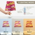 thumbnail image 4 of YAZAOO Table Lamp Creative Smiling Petals Of Joy Pattern Simple Pattern Night Light, 4 of 8