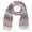 Wine White, variant on Classic Lightweight Heavenly Henna Paisley Printed Eyelash Fringe Scarf