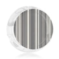 thumbnail image 3 of Round Glass Ashtray 8.5×3.5in Non-Bubble Anti-Rolling Edge Smooth Not Hurt Hands For Living Room Bedroom Work Hotel Office Car Pale Violet Grey Stripe_1, 3 of 8