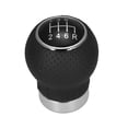 thumbnail image 1 of Universal 6-Speed Manual Gear Shift Knob with Reverse Sign, Ergonomic Design for Smoother Shifting, Comfortable Soft Touch Plastic Construction, Black Color, Direct Replacement, No Modification, 1 of 6
