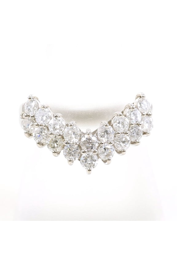 Pre-Owned PT900 Platinum Ring, 1 Diamond (1.00ct), with Certificate of Authenticity, Total...
