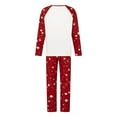 thumbnail image 5 of Meihuid Christmas Family Matching Pajamas Set Adult Kids Baby Deer Printed Tops+Plaid Pants Sleepwear Nightwear Set, 5 of 10