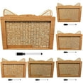 thumbnail image 3 of Fall Decor Indoor Box With Counter Furniture Quality Counter Wooden Saving Jar Wooden Handicrafts Display, 3 of 7