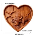 thumbnail image 6 of Dwellin Easter Tray Plate St. Patrick's Day Serving Platters Reusable Rabbit Clovers Cow Wooden Charcuterie Board for Food Snack Candys Cookie, 6 of 6