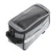 thumbnail image 4 of Bicicleta Teléfono Delantero Cuadro Bolsa Impermeable Montaje Soporte Superior Tubo Bolsa Gris, 4 of 9