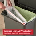 thumbnail image 5 of Rubbermaid Kitchen Trash Can, 19 Gallon Stainless Steel Dual Compartment Step Garbage Bin, Charcoal, 5 of 9