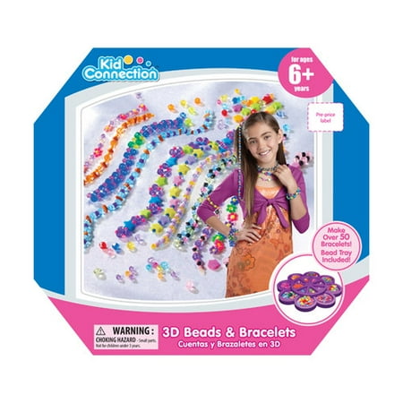 craft ideas for kids: 3d beads & bracelets
