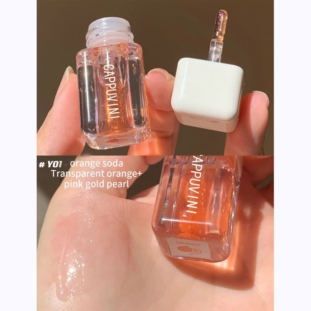 Belleza y maquillaje, Barra de labios/brillo de labios, Barra de labios, Cesta de maquillaje para adolescentes Gel hidratante para labios Vitamina E Aceite de rosa mosqueta transparente Relleno de lab