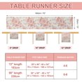 thumbnail image 7 of Unique Bargains Floral Table Runner 13x72 Inch Red Farmhouse Table Runner Table Runners 72 Inches Long for Vintage Flowers Print Home Decors, 7 of 7